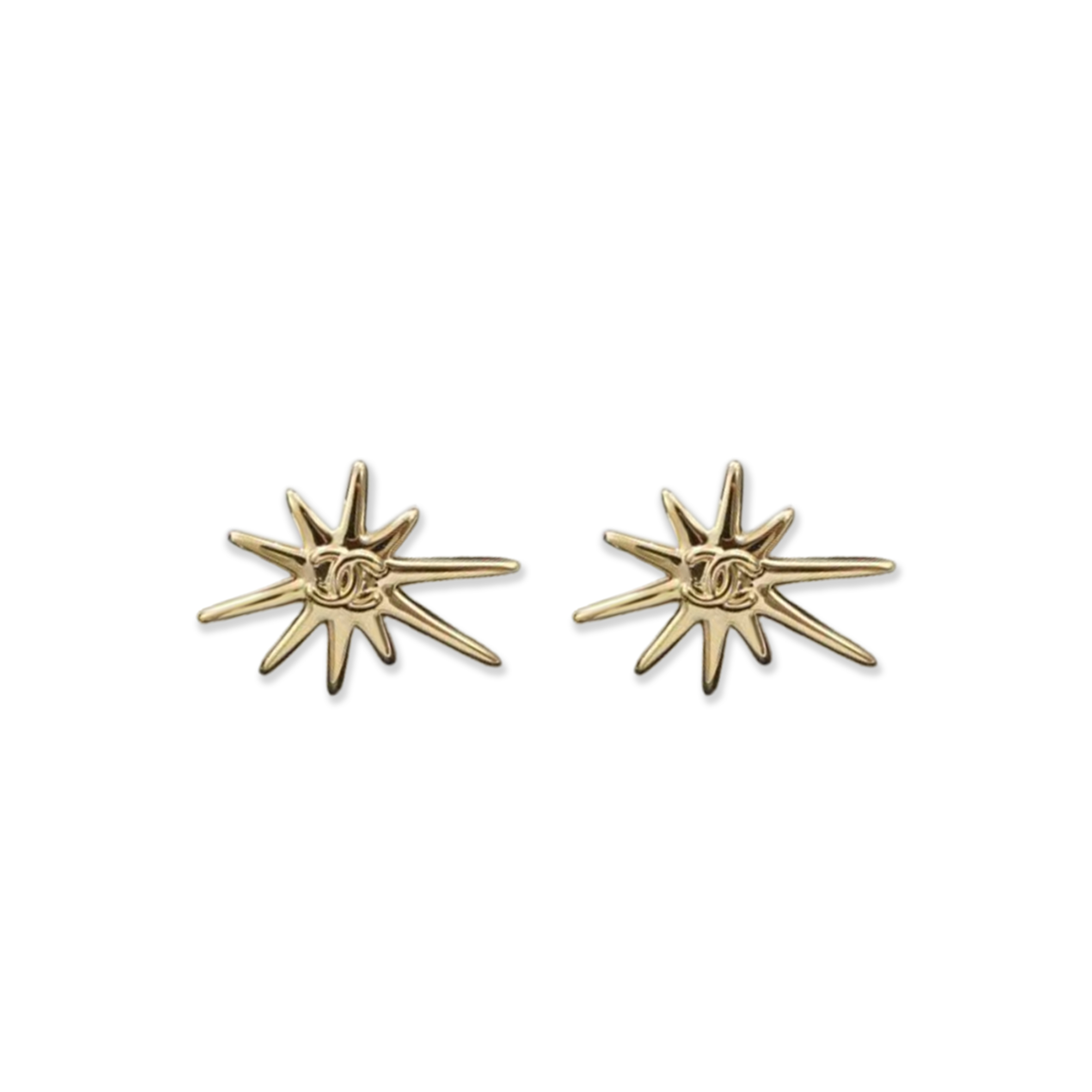Ch**el star-shaped earrings